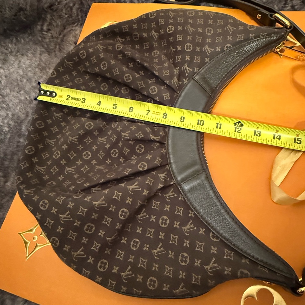 Louis Vuitton Monogram Idylle Rhapsodie Hobo shoulder bag in the "Encre" color - Picture 10 of 12